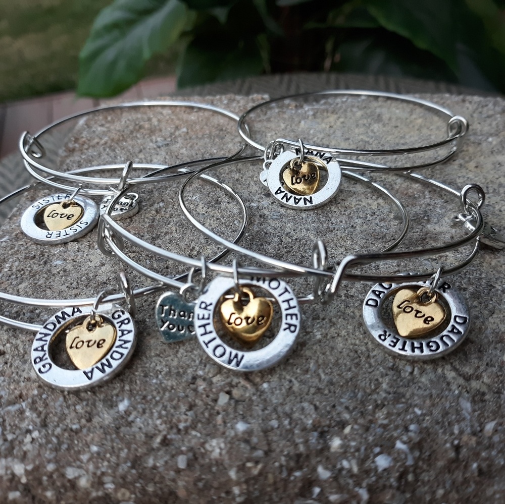 Bracelet charm Engraved